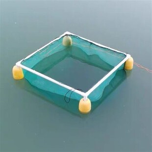 自动漂浮网箱暂养垂钓存鱼网箱框架苗M漂浮鱼护悬浮养鱼网箱