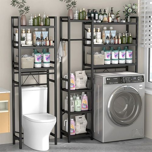 置物架下空式家用多层洗衣机上y方行李箱收纳厨房阳台储物架子货