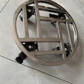 不锈钢花盆可承重底座托架可移动万J向轮置物盆景架鱼缸底座