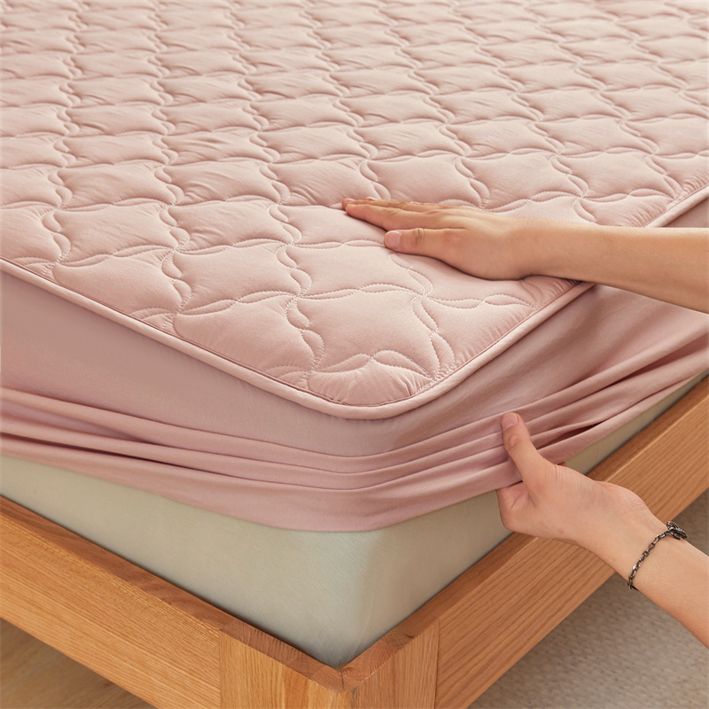 A类全棉加高床笠单件28/30u/35/40加厚床垫保护套防滑纯棉夹棉床