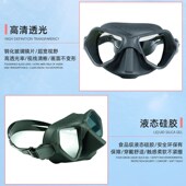 60cc低e容镜潜水面镜高清防雾浮潜水肺潜面镜一体潜水镜设计单面