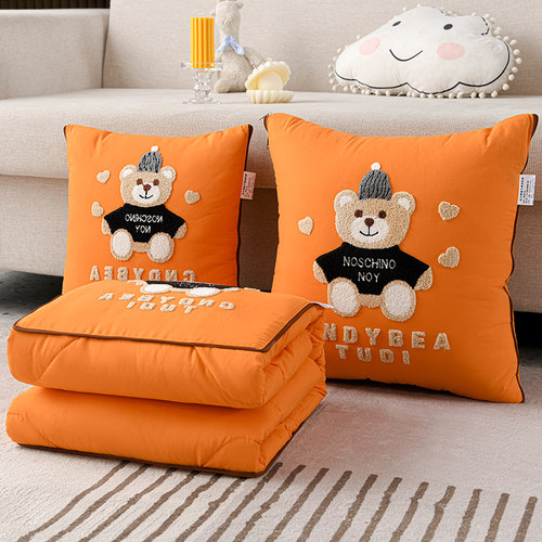 卡通抱枕被子两用车m载折叠靠垫枕头被办公室午休多功能空调夏凉