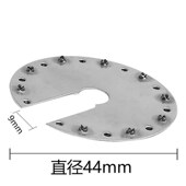 光伏穿刺垫片f光伏导电片圆形接地片安装 304刺破片防雷双刺垫片