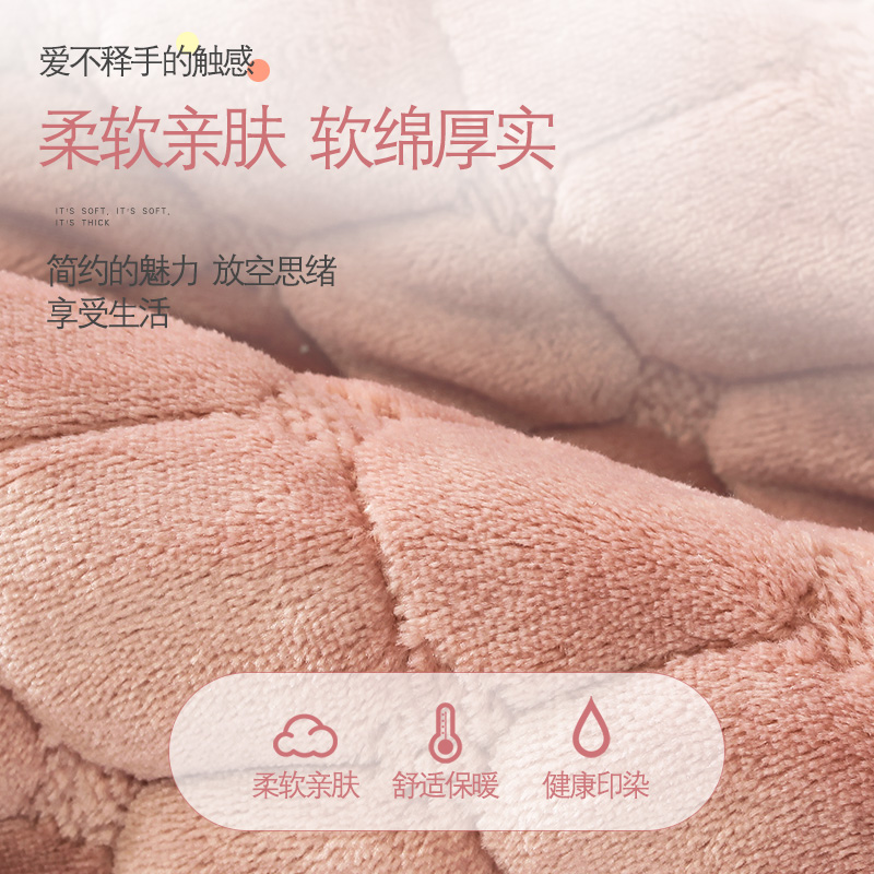 毛绒躺椅垫子防滑加厚折叠椅坐垫懒人H椅办公室午睡椅座垫纯色冬