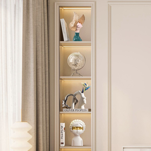 轻奢艺术酒柜摆件高级感s树脂工艺客厅电视玻璃柜餐柜家居装饰品