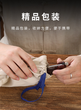 纯铜可伸缩引磬引罄引庆铜磬佛堂用品助念法O器碰铃打击乐器木鱼