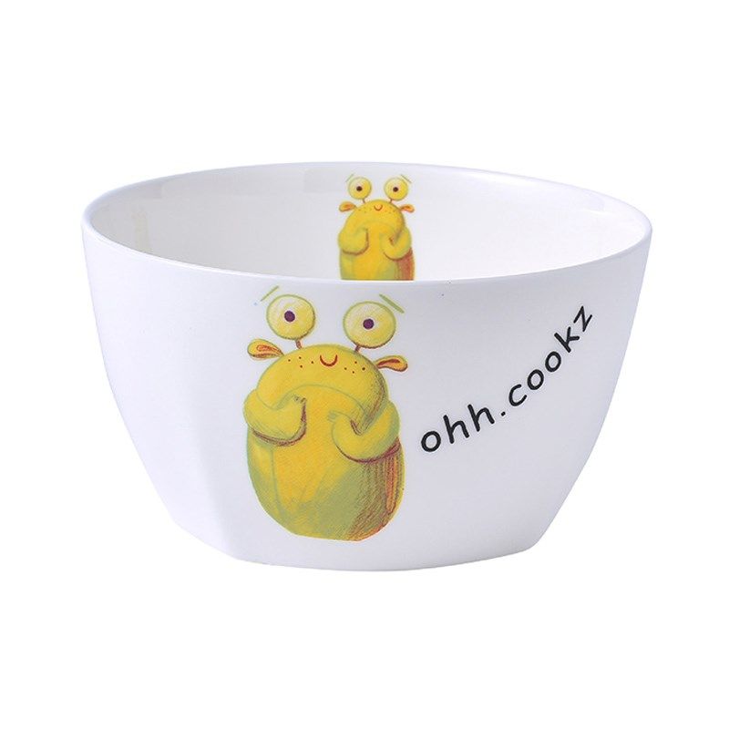 萌趣怪物骨瓷陶瓷碗创意可爱卡通儿童餐具套装陶瓷饭汤.沙拉碗家,餐饮具,碗,淘宝优惠券,粉丝福利购,淘宝优惠卷