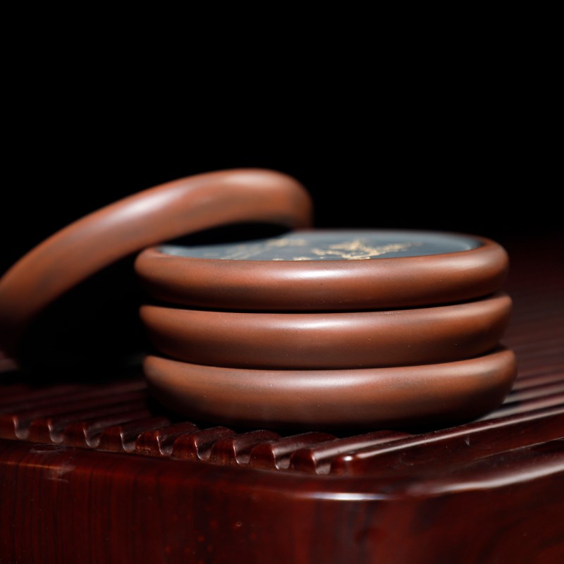 钦州坭兴陶茶杯垫梅兰竹s菊功夫茶具茶道茶壶垫杯子隔热垫陶瓷茶