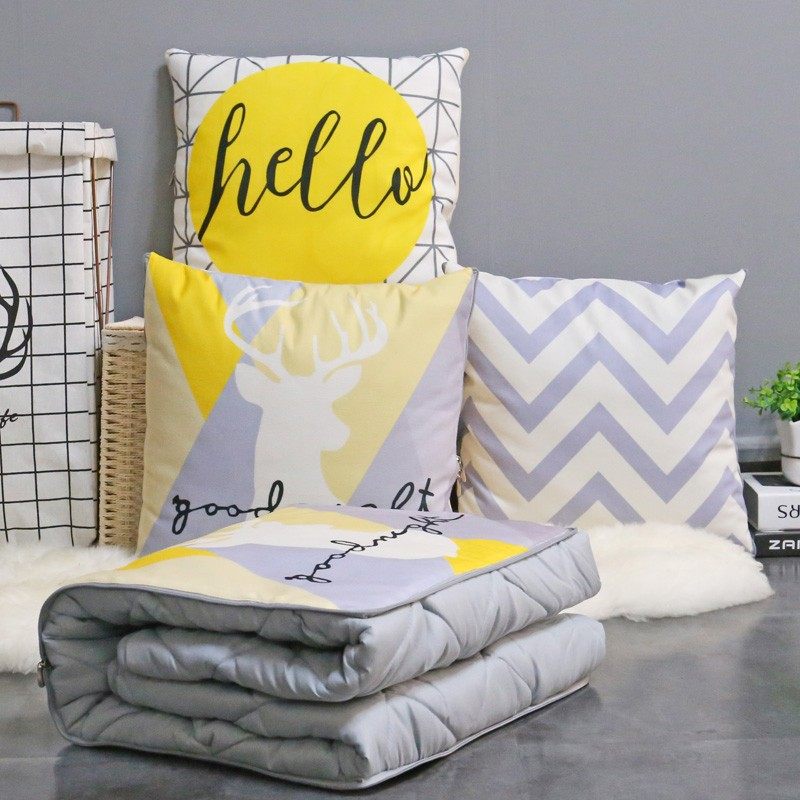 抱枕被子两用二h合一冬季加厚汽车折叠车用枕头办公室午睡毯子靠,居家布艺,抱枕被,淘宝优惠券,粉丝福利购,淘宝优惠卷