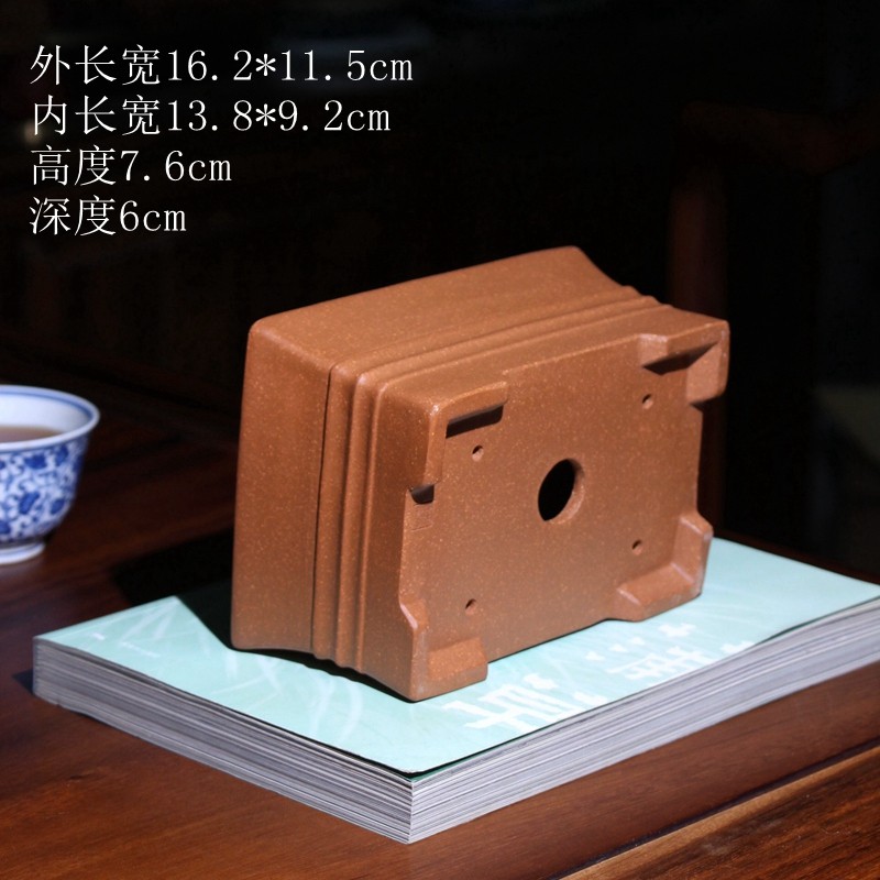 腰线长方形马槽精品紫砂花盆w段泥透气小盆景盆栽多肉菖蒲桌面绿,鲜花速递/花卉仿真/绿植园艺,花盆,淘宝优惠券,粉丝福利购,淘宝优惠卷