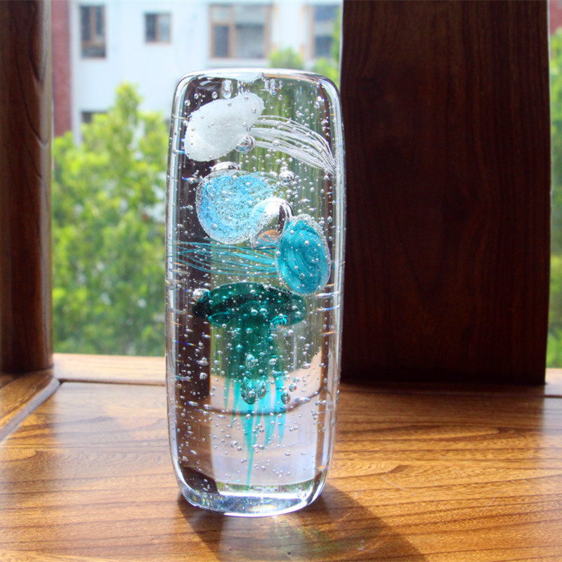 博山琉璃夜光水i母球乔迁装饰办公室客厅玄关酒柜摆件送礼品纪念