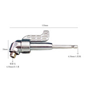 带手柄105度拐弯螺丝批拐角器P螺丝刀批头拐弯批