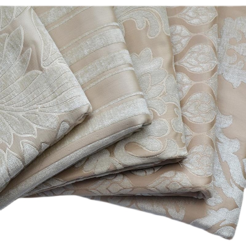 加厚高档雪尼尔割绒大p花沙发布料欧式坐垫靠背抱枕套笠罩实木定