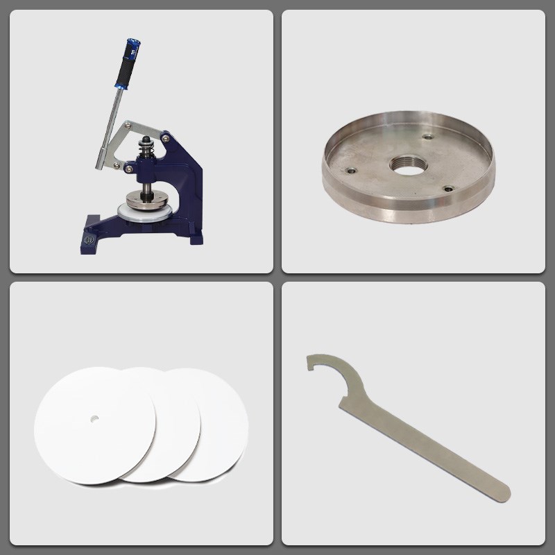 力度手压式取g样器纺织布面料纸张定量取样刀片克重仪机圆形刻盘