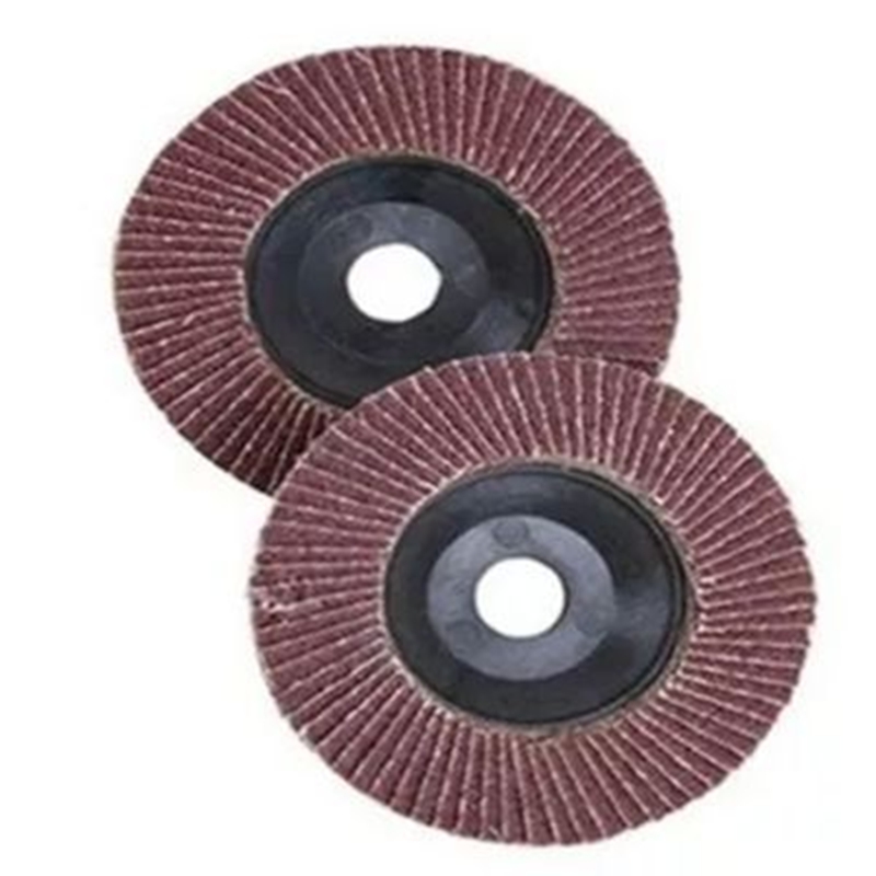 加厚百叶片网盖百叶轮 打磨片砂纸抛光片平面砂布轮125*22 Y150*2