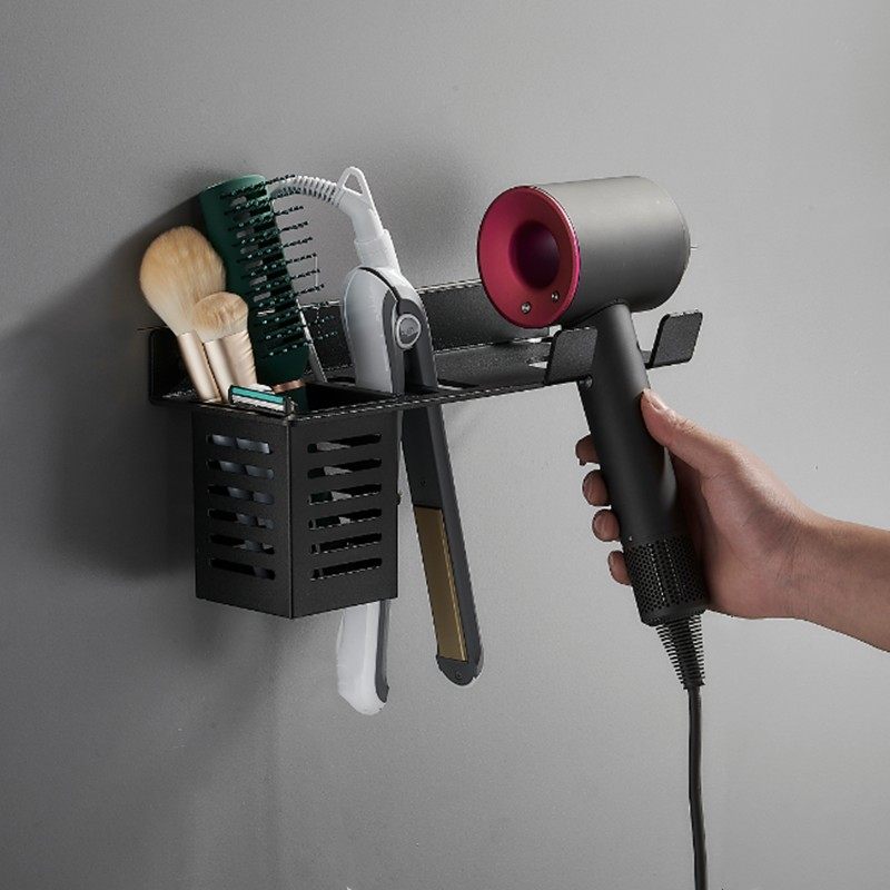吹风机支架壁挂浴室卷发棒直发器储物架卫生间电吹风筒Z固定架跨