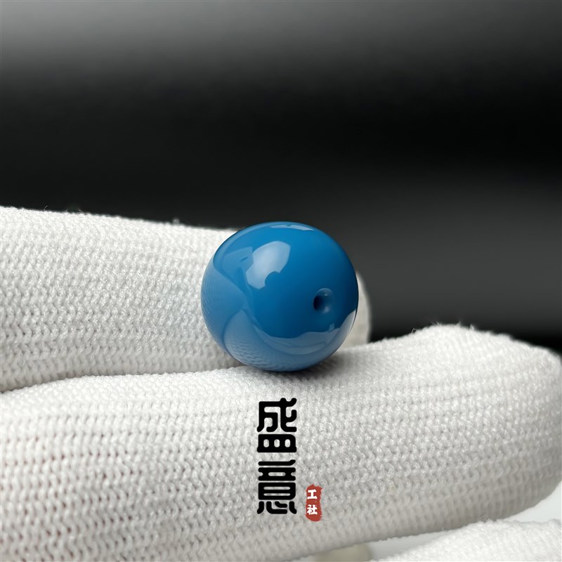 现货速发雪巴琉璃珠老型桶珠蓝腰珠星月菩提配饰绿松石南红蜜蜡配