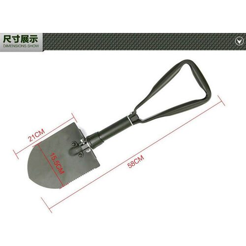速发包邮户外多功鱼铁铲可折叠小号兵工铲钓能铲子车载多用楸铁途