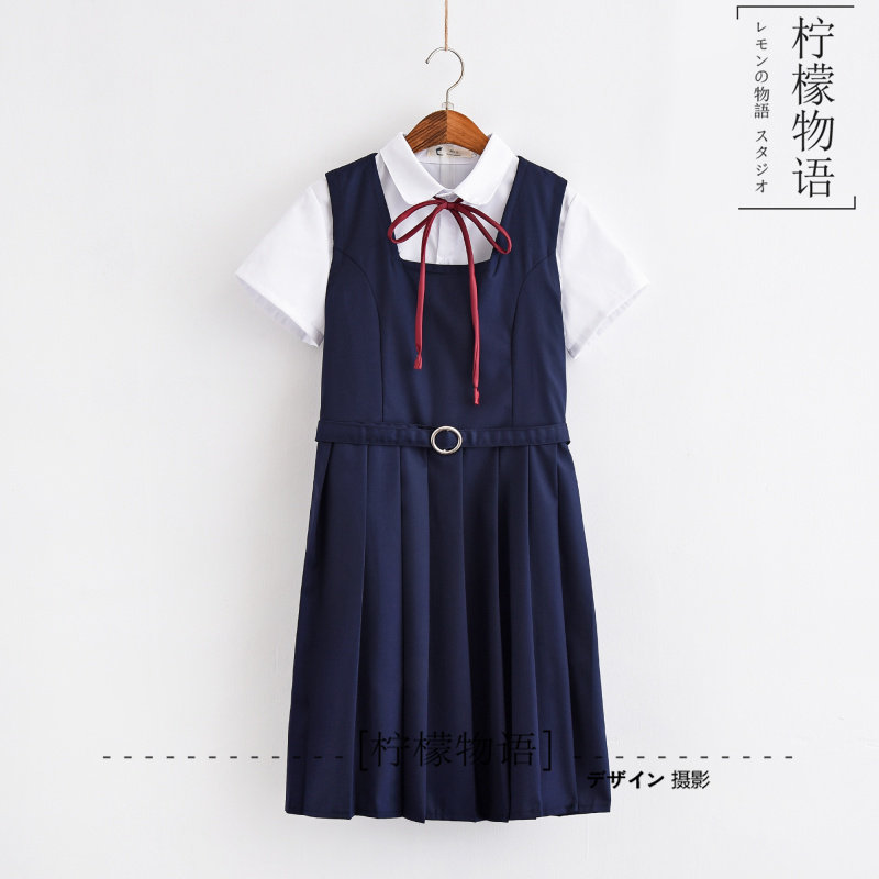 速发j风制服学生校服班服软妹k妹水手服连衣裙学院裙套装