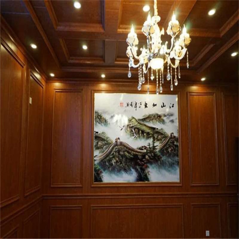 速发竹木修维集成墙板装装生态木护墙板吊顶墙面快纤材料墙裙板PV