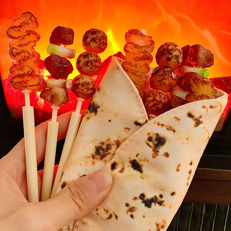 速发烧烤烤饼笔袋初盒高中生设计感小中文具铅笔众学生文具礼物