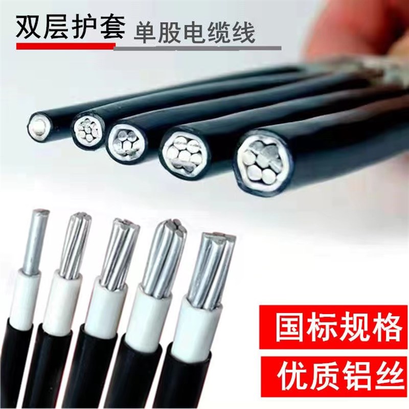 国标新品铝线6-50平方电线室外防老化家用地埋农网改造电缆线