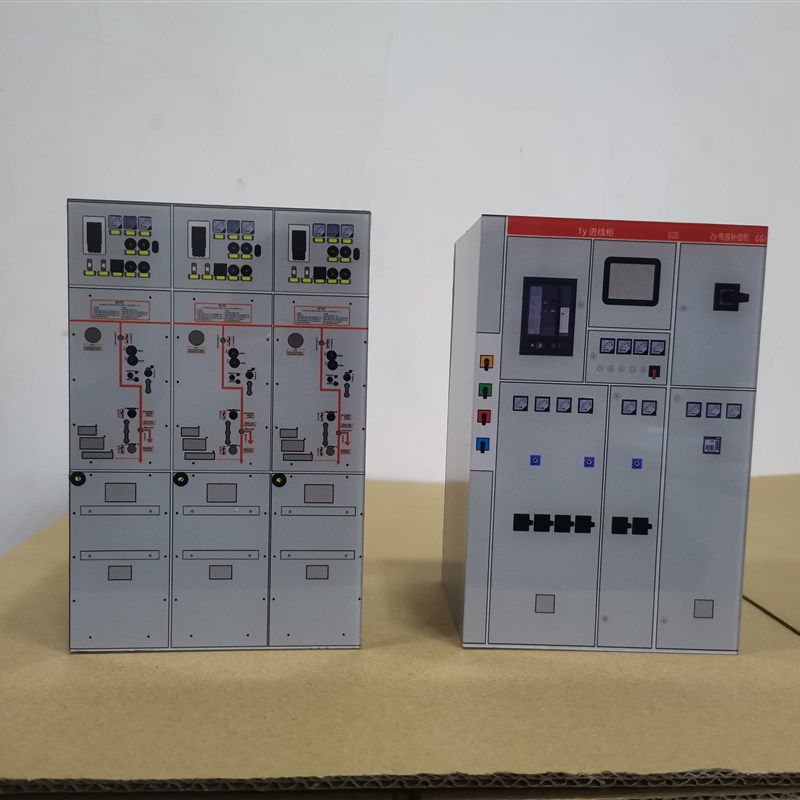 全绝缘高压环网柜低压开关柜配电室箱变模型摆件展厅展会办公室礼
