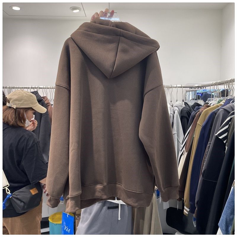 美式大码长袖连帽拉链卫衣女2023秋冬新款银狐绒加绒加厚上衣外套,女装/女士精品,常规大码外套,淘宝优惠券,粉丝福利购,淘宝优惠卷