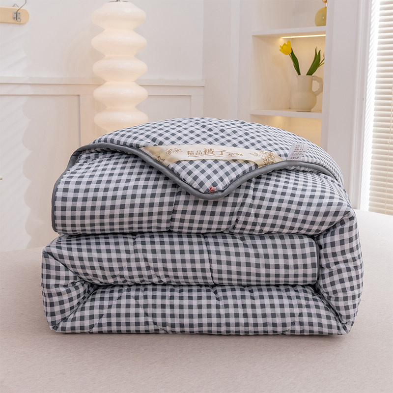 被子冬被芯加厚保暖太空学生宿舍冬天单人双人空调冬季8斤6全棉被