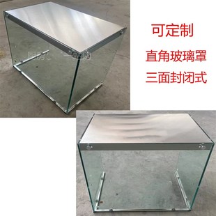 玻璃展示柜食品快餐保温台玻璃罩饭店防尘罩商用熟食台式档口台柜