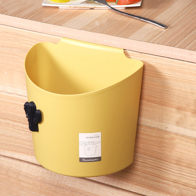 厨房壁挂式垃圾桶家用无盖卫生间客厅纸篓橱柜门厨余挂式收纳桶