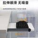 电脑桌键盘托架配件托底木质托盘静音吊装 二节加厚滑道键盘拖定制