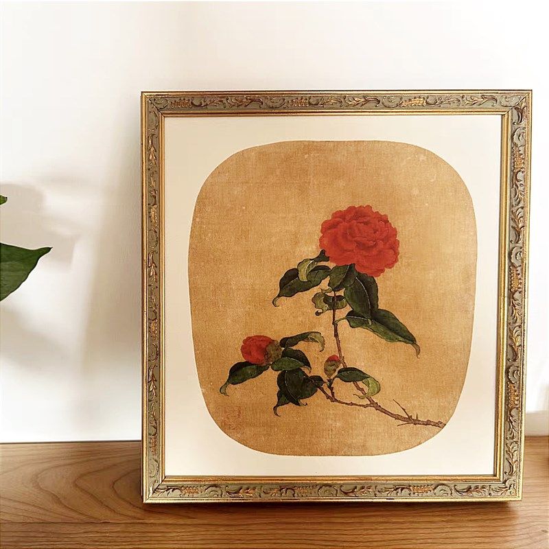 [花开富贵]牡丹装饰画法式新中式乔迁礼招财壁画复古小众客厅挂画,家居饰品,现代装饰画,淘宝优惠券,粉丝福利购,淘宝优惠卷