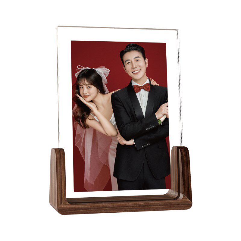 实木相框定制diy洗婚纱照做成摆台打印儿童照片挂墙冲洗宝宝相片