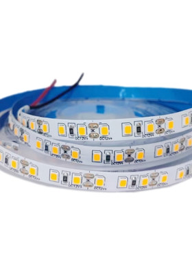 贴片橙黄色12V/24V2835橙黄夕阳黄LED灯带120珠橙黄光1600K软灯条