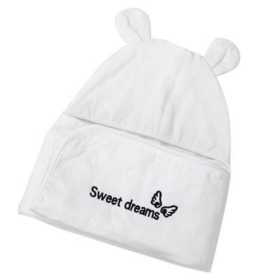 婴儿纯棉纱布浴巾儿童宝宝斗篷连帽干发柔软吸水新生儿洗澡浴袍