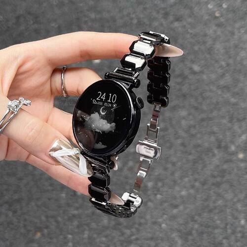 适用gt6/gt5华为表带新款watchgt5Progt4手表带金属高级链条女生
