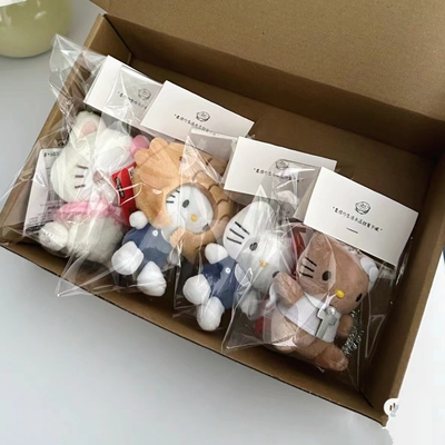 hellokitty可爱小公仔卡通治愈毛绒公仔包包挂件书包挂饰玩偶女生