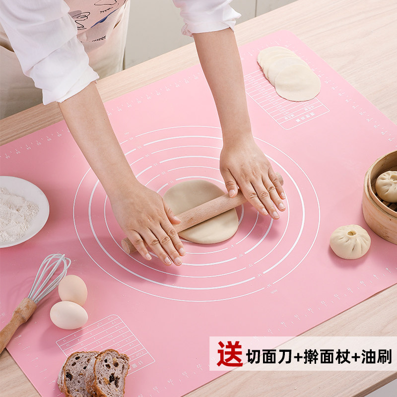 速发级加面硅胶揉厚垫垫烘焙工具面板塑料案板粘不和面垫家用擀面