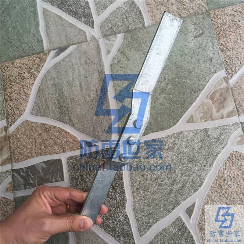 速发热镀卡扁钢等电位连接引下线接断卡S锌Z卡均压环明敷线扁钢支