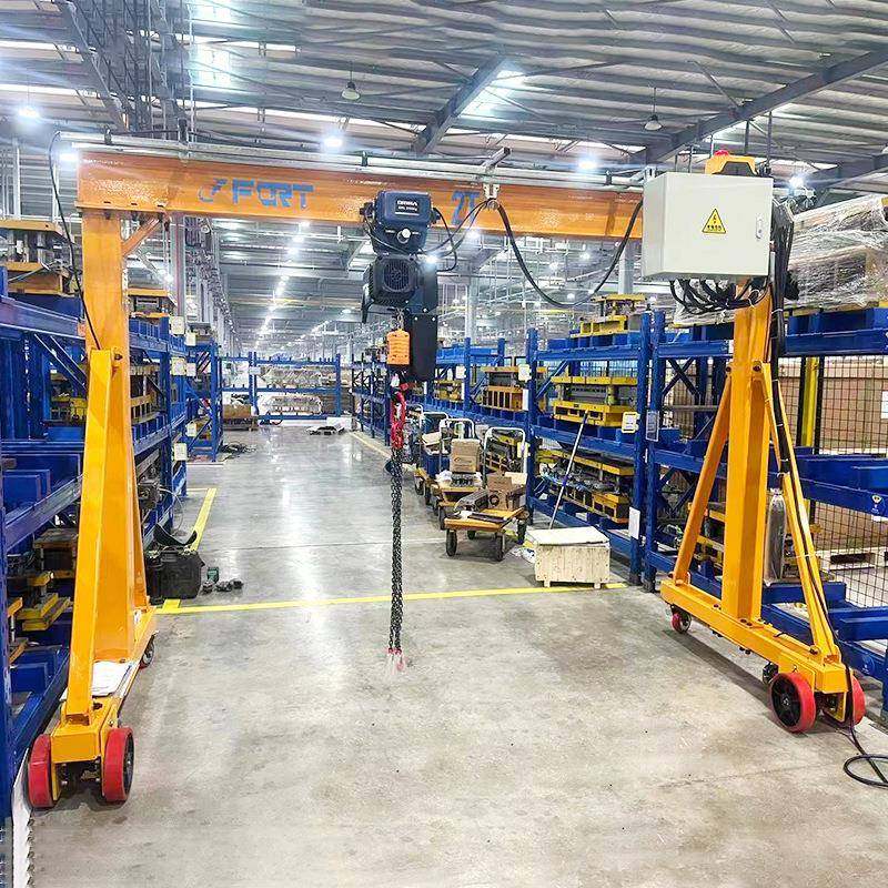 FT4-02厂家供应宁波孚尔特无轨高度可调节升降2t无轨电动龙门架