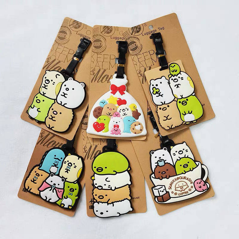 Ins动漫卡通墙角落生物旅行箱包行李牌旅行登机托运可爱网红小众,户外/登山/野营/旅行用品,其他安全防盗产品,淘宝优惠券,粉丝福利购,淘宝优惠卷
