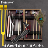 专业采耳工具套i装 技师专用全套打掏耳朵神器鹅毛棒毛毛发光挖耳