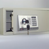 17寸笔记本保险箱家用办公酒店防盗保险柜夹Q万文件柜外星人全钢