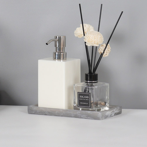 酒店洗手液瓶子套k装浴室乳液按压空瓶卫生间家用分装瓶样板房托