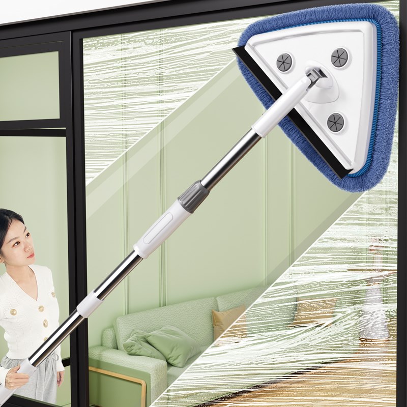 2023新款擦玻璃神器家用插窗刮水器F保洁专用高层窗户外双面清洁3