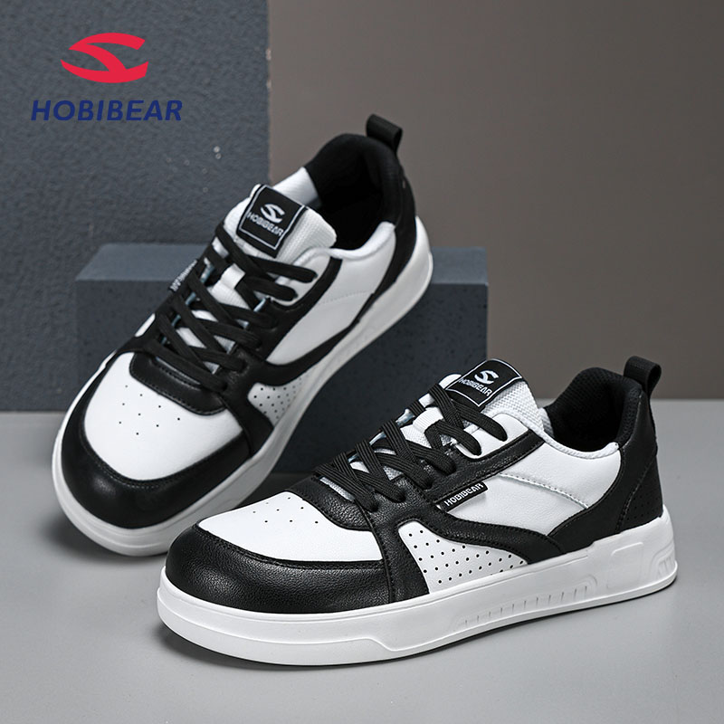 HOBIBEAR男士鞋子2025新款秋冬款男士板鞋软底大头鞋4e宽楦运动鞋