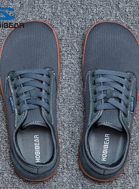 出口欧美男女零落差4E宽楦轻便透气休闲健身运动软底驾车赤脚跑鞋