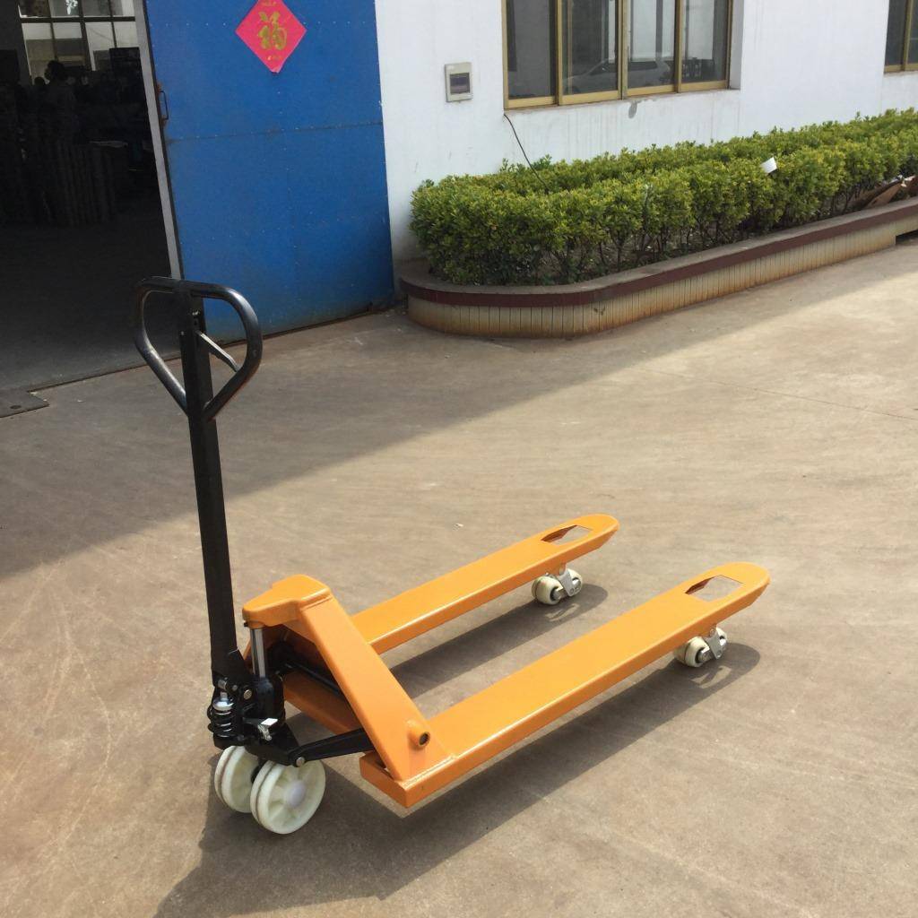 低放型手动升降搬运车1吨液压小坦克低放型5MM液压手动叉车