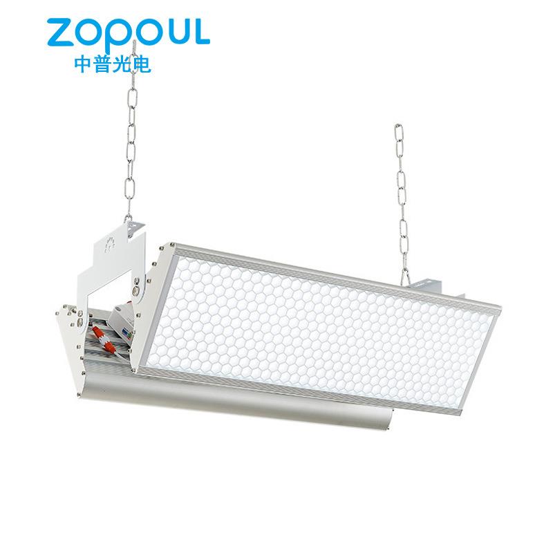 蜂窝LED防眩灯200W高亮灯LED吊线照明灯具天棚灯室内网球场可模拟